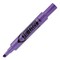 Avery HI-LITER Desk-Style Chisel Tip Highlighters - Fluorescent Purple Ink/Black Barrel (1-Dozen)